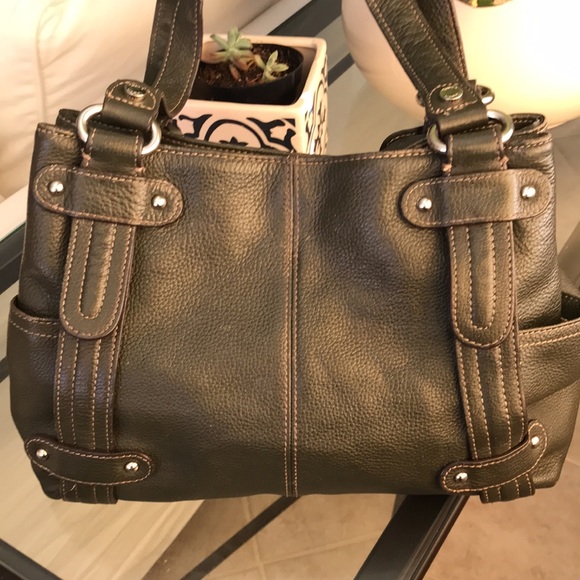 TIGNANELLO Perfect 10 Satchel in Olive Green - Picture 5 of 9